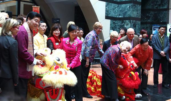 密市华商会举行新年团拜
