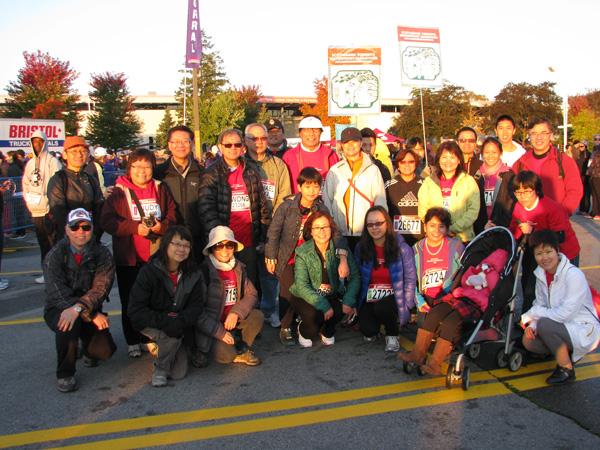 颐康基金会第六度参与多伦多湖滨马拉松