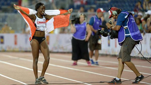 加拿大选手Christabel Nettey获得泛美运动会跳远金牌 希望下月在北京突破7米获奖牌