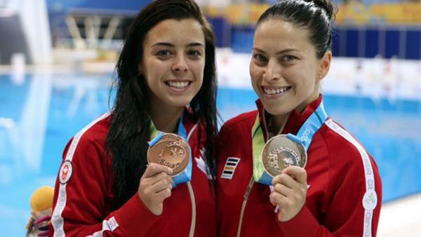 加拿大跳水运动员在泛美运动会首日夺得三枚奖牌 加拿大队总共获得4金两银两铜