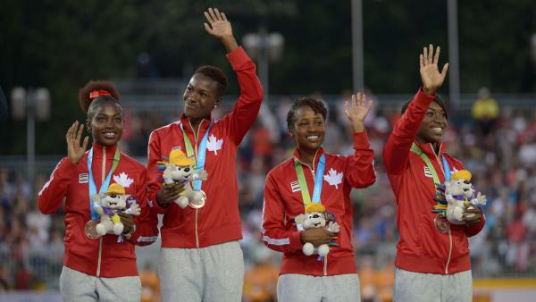 加拿大男子选手痛失泛美运动会4x100米接力赛金牌 女子选手获4x100米和4x400米接力赛铜牌