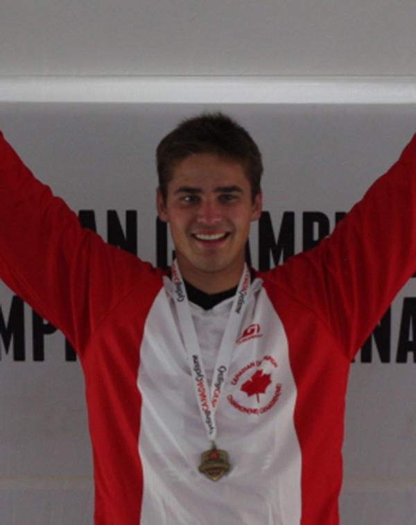 加拿大自行车运动员Tory Nyhaug 获得泛美运动会小轮车BMX项目冠军