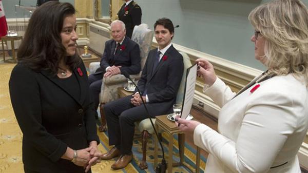 加拿大有史以来第一位原住民女性出任联邦政府司法部长