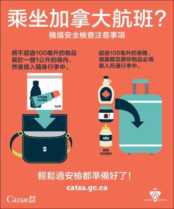 加拿大航空运输安全局提供春节旅行安检提示