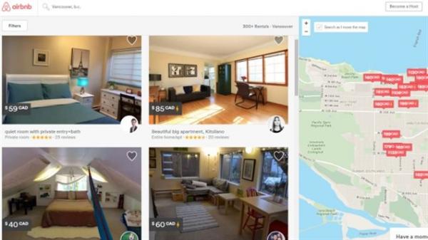 温哥华市议会通过动议，将对Airbnb租房进行管理