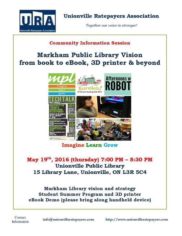 公共图书馆功能转型 万锦渔人村纳税人会今晚举行活动介绍图书馆新功能