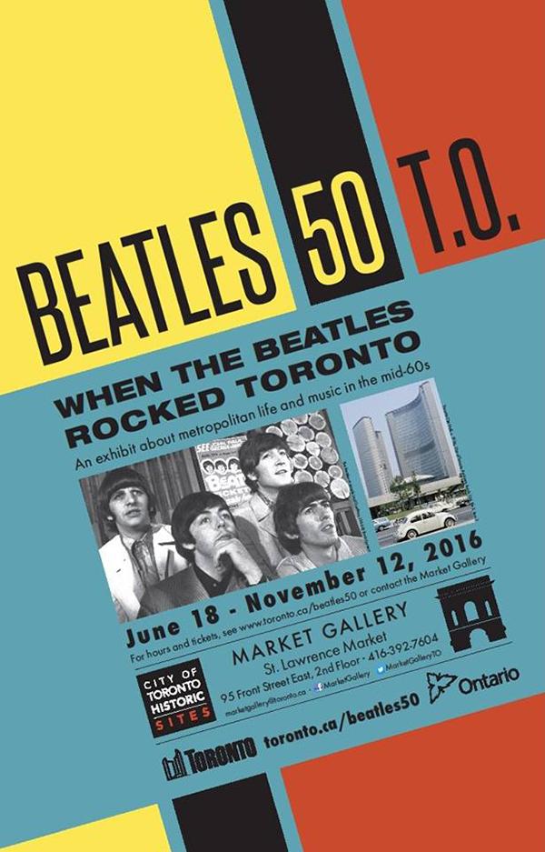 多伦多 Market Gallery摄影及历史物品展览展示甲壳虫乐队对60年代多伦多社会的影响