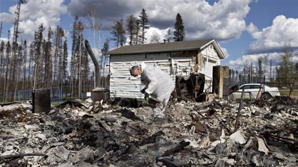 麦克默里堡林火灾难（22）超过一百万加拿大人为救助麦克默里堡山火灾民向红十字会捐款