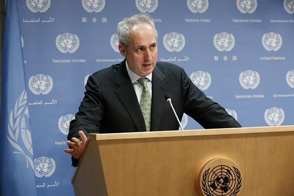 联合国新闻发言人：潘基文秘书长重申希望通过和平与友好的方式解决南海争端