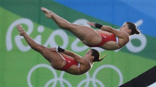 加拿大选手获里约奥运会女子双人十米跳台铜牌