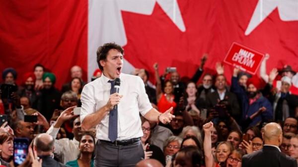 加拿大自由党受支持率掉到自大选来最低