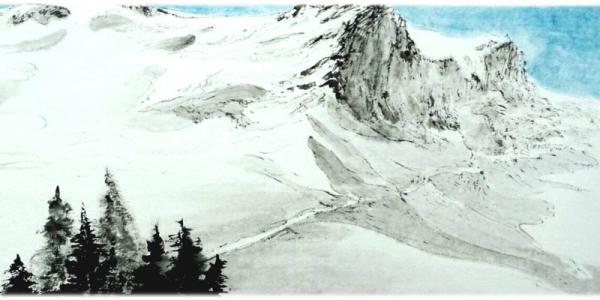 王志強教授“云凝山空”旅加水墨作品展4月在多伦多大学东亚图书馆举行