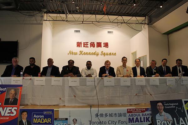 出席万锦市市长候选人、区域议员候选人与选民见面会的候选人清一色是男性（附视频）