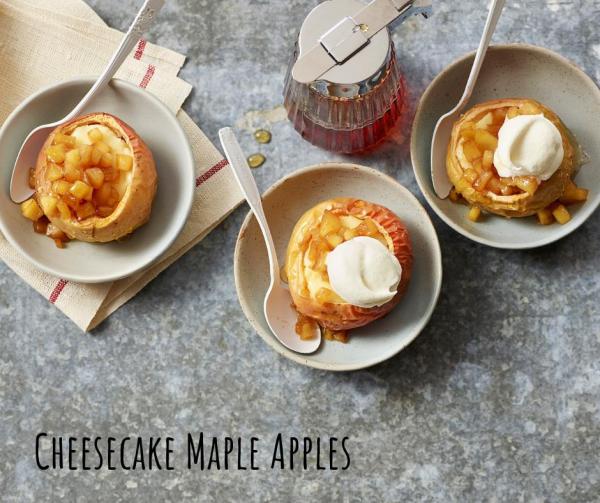 Cheesecake Maple Apples